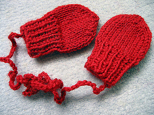 Baby Born Doll Mittens