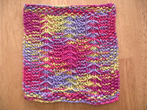 Gulls and Garter Washcloth