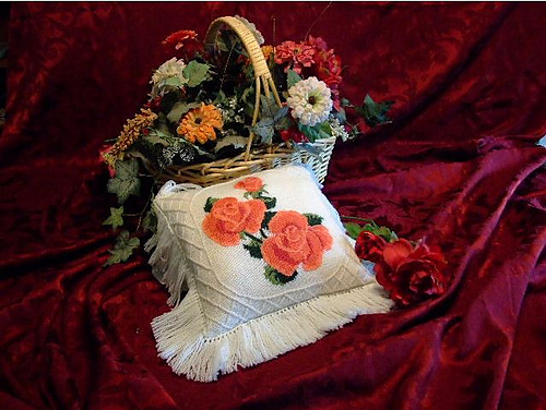 Tropicana Rose Pillow