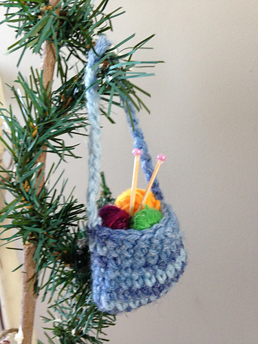 Knitting Bag Ornament