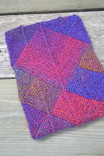 Kindle Cover, Sock-Yarn Blankie Style