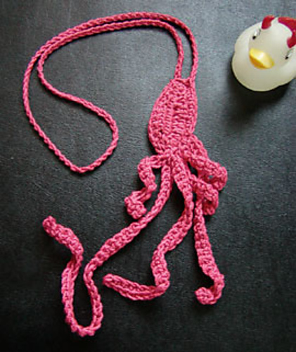 Octopus or Squid neck charm