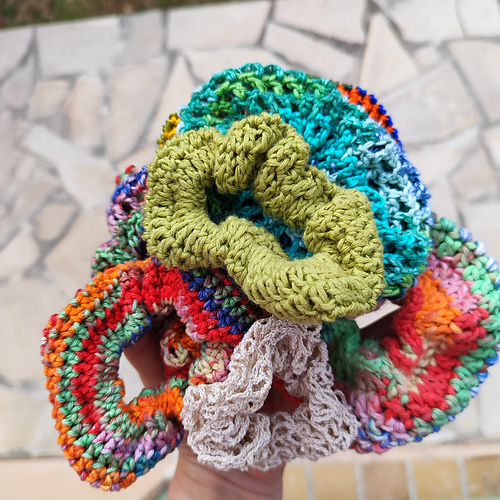 Assorti - 11 hair scrunchies