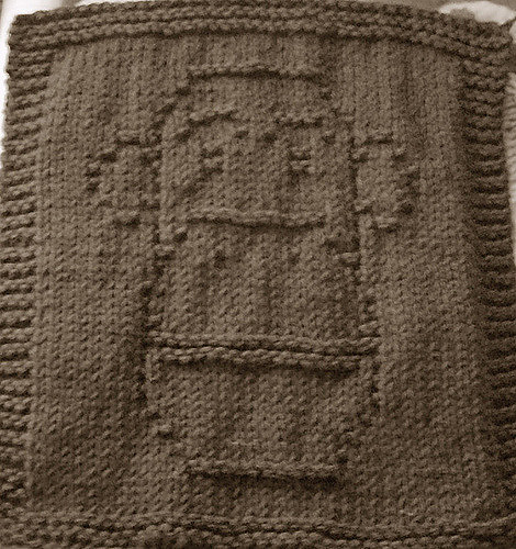 Sock Monkey Dishcloth