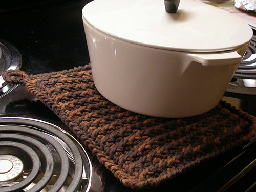 Ribs for Dinner Potholder