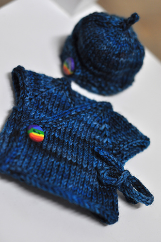 Some Tiny Hugs Mini Kimono and Beanie Set