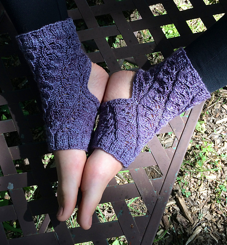 Spiraling Leaves Yoga Socks