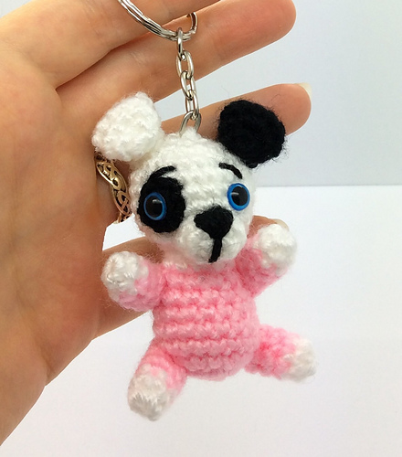 Keyring Puppy (Short Ears)