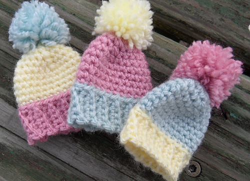 Mini Bobble Hat (The Innocent Big Knit)