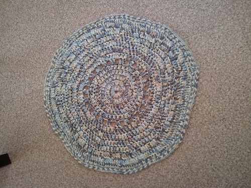 tapis au crochet