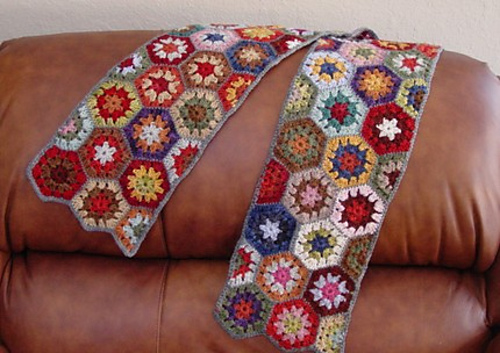 Hexagon Scarf or Wrap