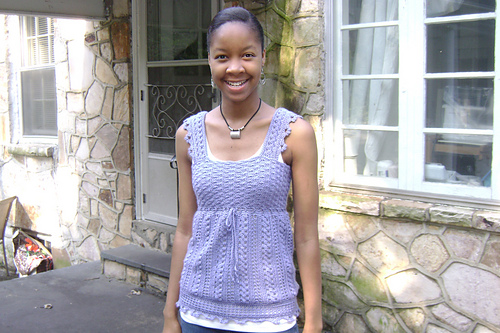 Lace-Inspired Crocheted Top