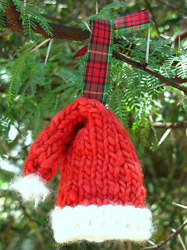 Santa Hat Christmas Ornament