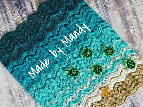 Baby Sea Turtle Baby Blanket