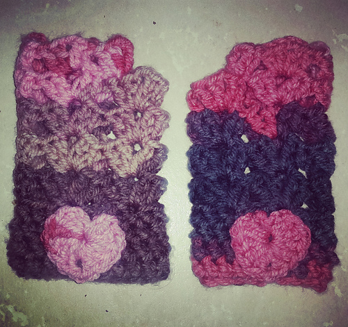 30min fingerless gloves