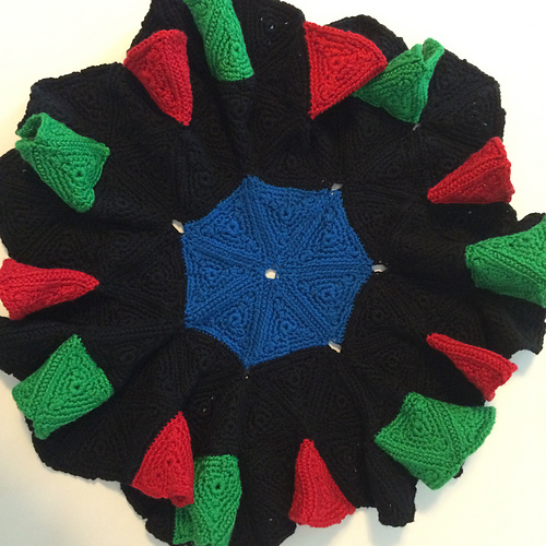 Hyperbolic Afghan {3, 7}