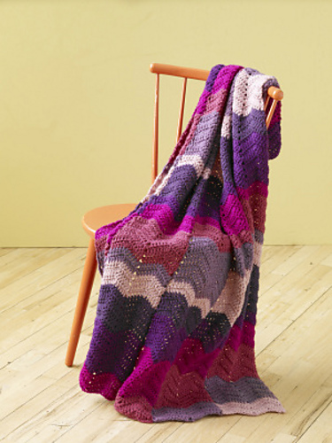 Chevron Scarf Afghan