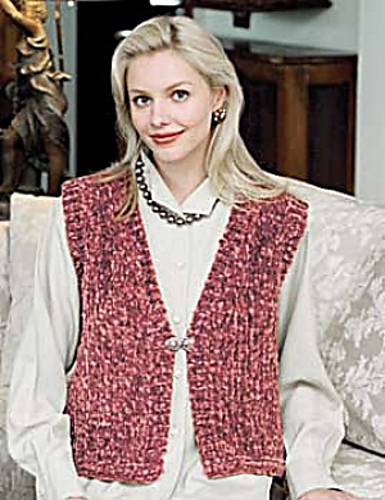 Divine Weekend Vest (knit-crochet)