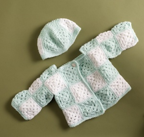 Brand New Baby Sweater and Hat