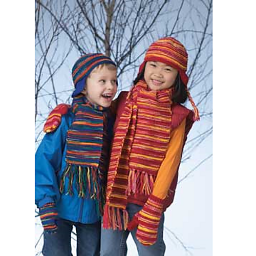 Hat, Mittens and Scarf Set: Mittens