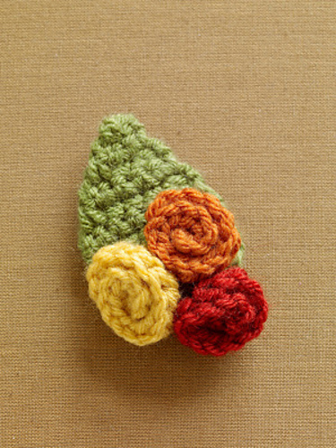 Fall Flower Brooch