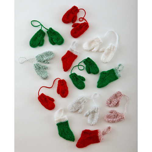 Stocking and Mitten Ornaments