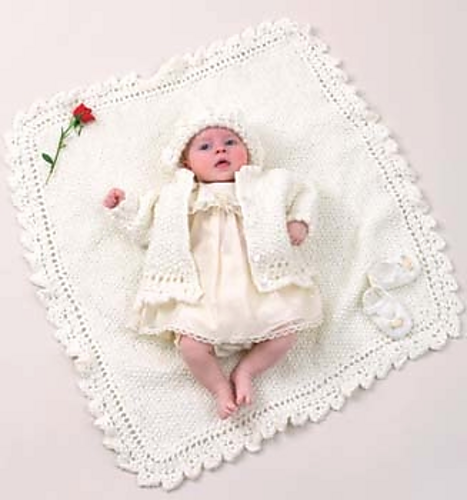 Christening Set (knit) #30026AD