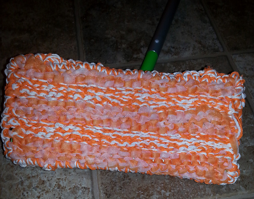Tunisian Crochet Swiffer Cover