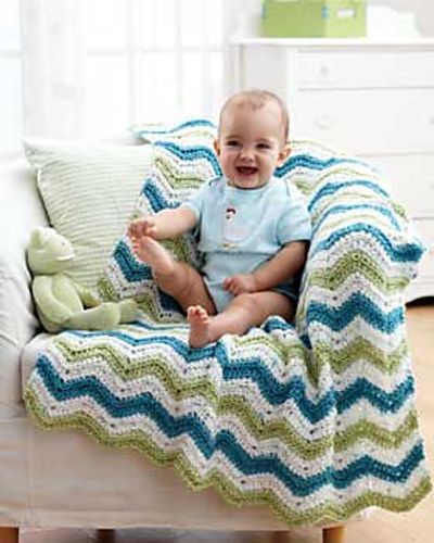 Chunky Striped Blanket #4370