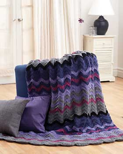 Feather and Fan Blanket