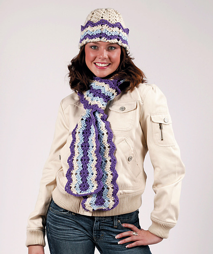 Ripple Hat and Scarf