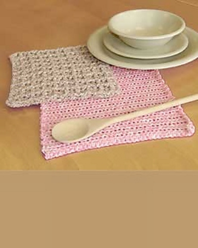 Ridged Crochet Dishcloth #2241