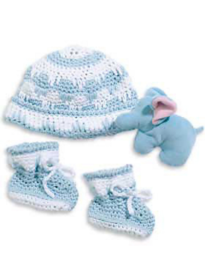 Baby's Hat & Booties