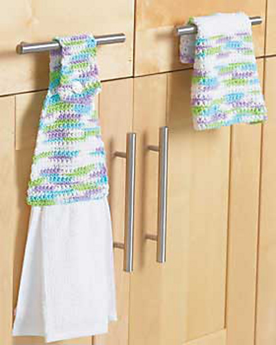 Towel Topper & Dishcloth