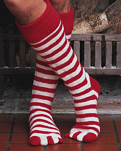 Santa's Toe Socks