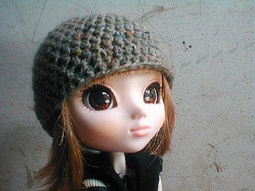 Simple Crochet Beanie for Pullip/Blythe