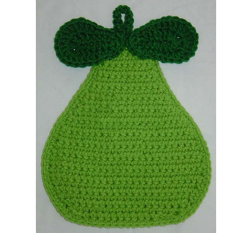 Pear Potholder / Hot Pad