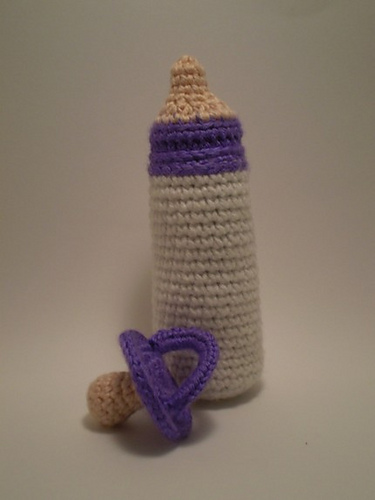 Amigurumi Baby Bottle and Pacifier