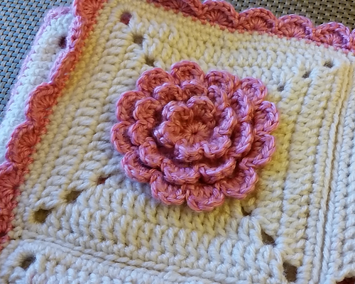 Wrap Flower 6" Square