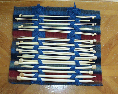Braided Felted Needle Case
