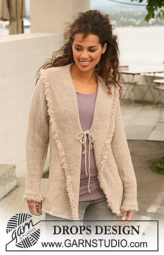 123-5 Jacket with crochet borders