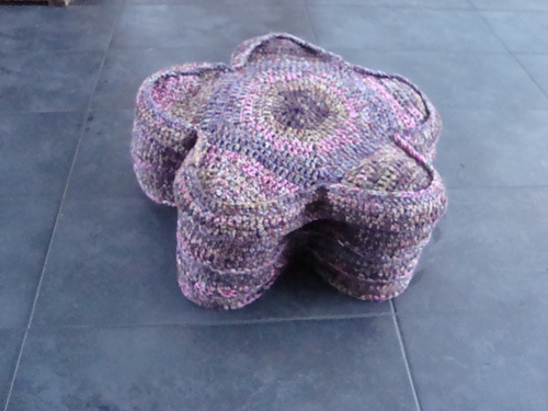 Flower basket stash organizer