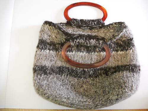 Easy Felted Knitting Bag