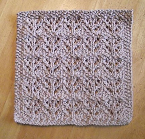 Garden rows dishcloth / Lavette Rangs de jardin