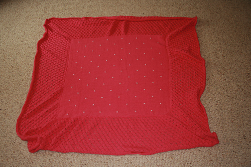 Baby’s Rosebud Shawl