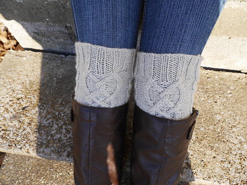 Aran Braided Boot Cuffs