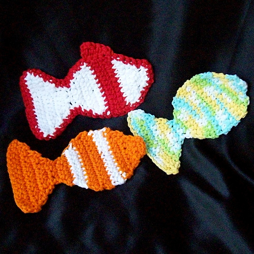 Little Kid Fish Washcloth Scrubbies