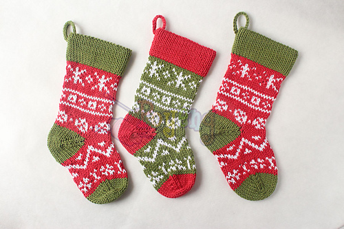 Stranded Holiday Stocking