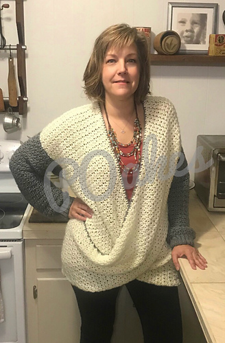 Wrap Baggy Sweater