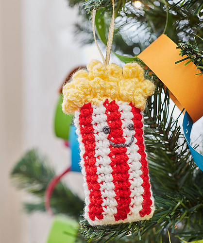 Bag of Popcorn Ornament